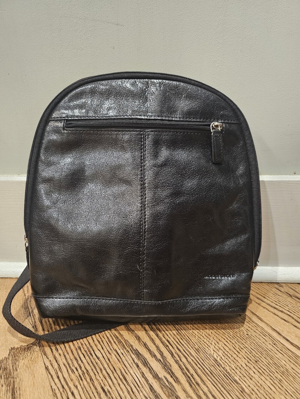 Jack Rogers Voyager 4 Way Black Leather Backpack
